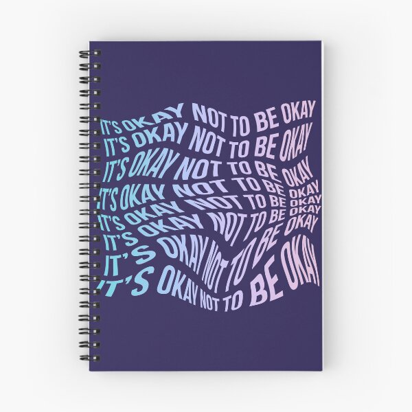 Item preview, It's Ok Not To Be Ok Ombre Text Graphic designed and sold by MarzStudio.