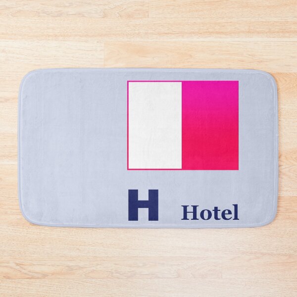 Item preview, H HOTEL international maritime signals designed and sold by AlbertoRuiZ.