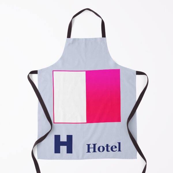 Item preview, H HOTEL international maritime signals designed and sold by AlbertoRuiZ.