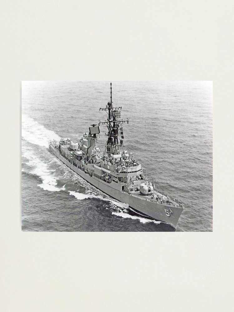 Ricketts DDG 5  Missile Destroyer,Naval Ship,USN Navy Photo Print USS Claude V 