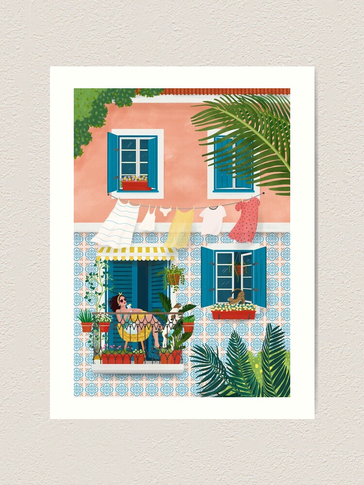 Alternate view of Lisbon Art Print
