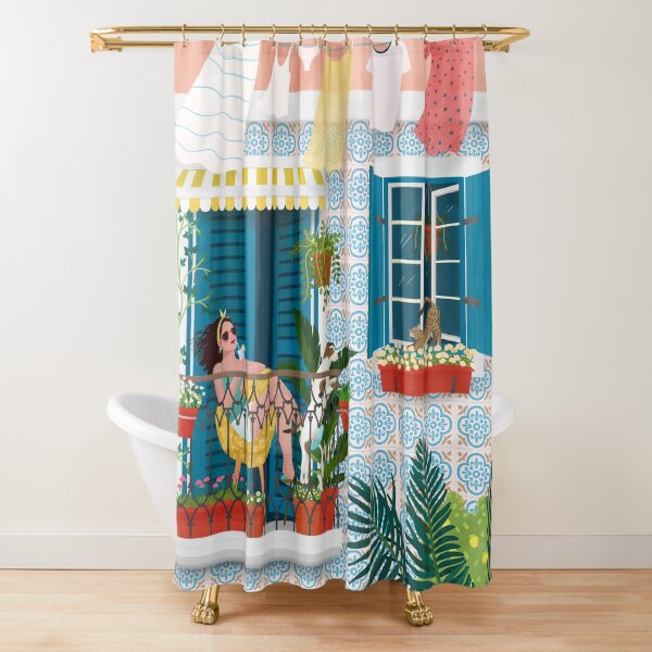 Item preview, Girl on a balcony in Lisbon designed and sold by Petra Holikova.