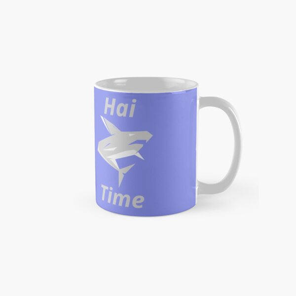 Item preview, Hai (High) Time German Pun - Hai means 'Shark' in Deutsch - Cool German Motivation Desire Encouragement designed and sold by Time4German.