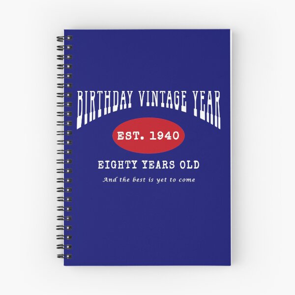 Item preview, Birthday Vintage Year - Eighty Years Old designed and sold by TopPopClothing.