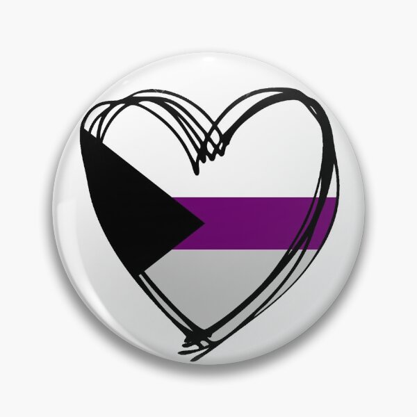 Item preview, Demisexual heart designed and sold by be-proud.