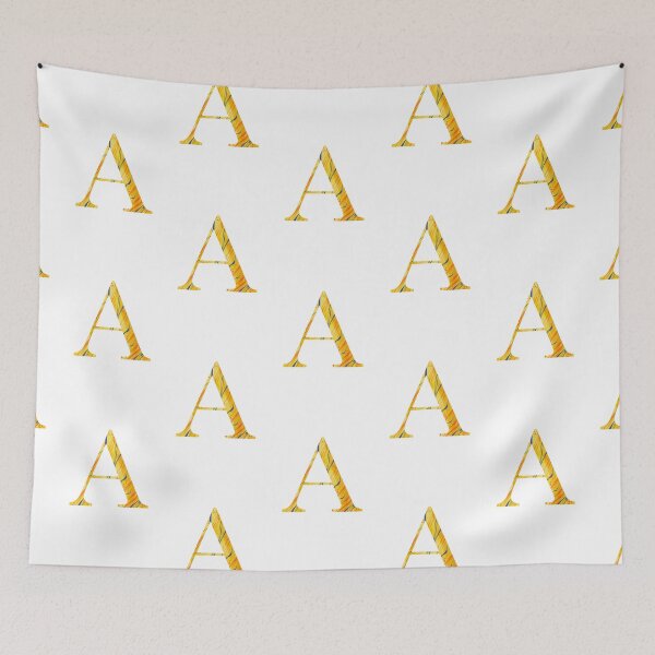 Item preview, ‘A’ Monogram Initial Lettering designed and sold by misterletterman.