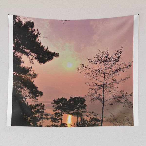 Item preview, Silhouette:Pretty in pink scenery designed and sold by Aishwarya  Singh.