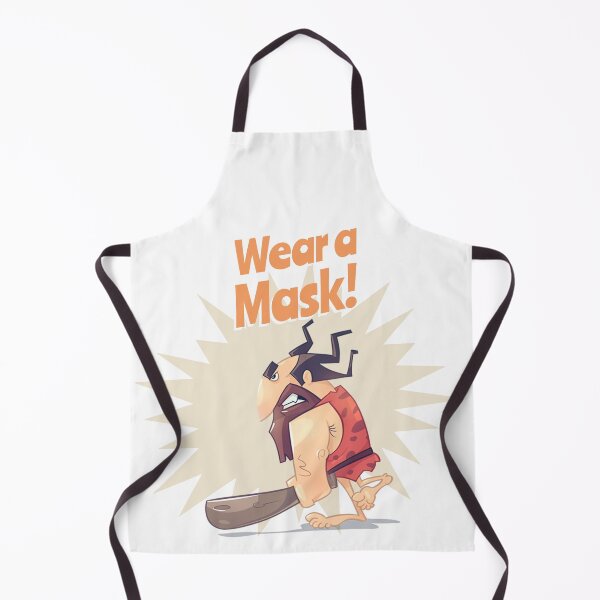 Item preview, Wear a mask! Stone Age man designed and sold by Got-Ya-Bak.