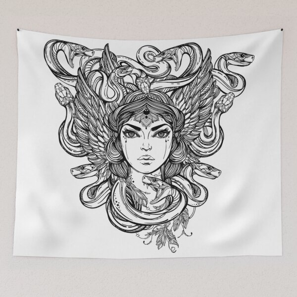 Item preview, Calcomanía de Medusa designed and sold by MCTS SHOP.