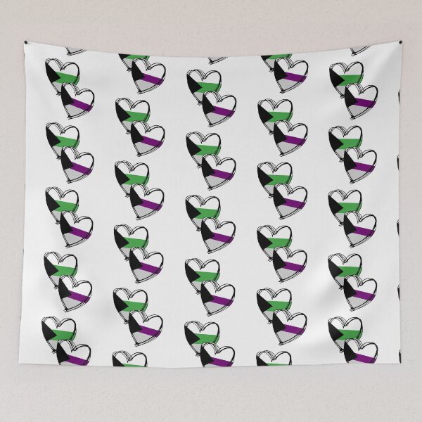 Item preview, Demisexual and Demiromantic heart designed and sold by be-proud.
