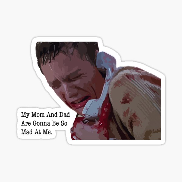 Stu's far too sensitive  Sticker