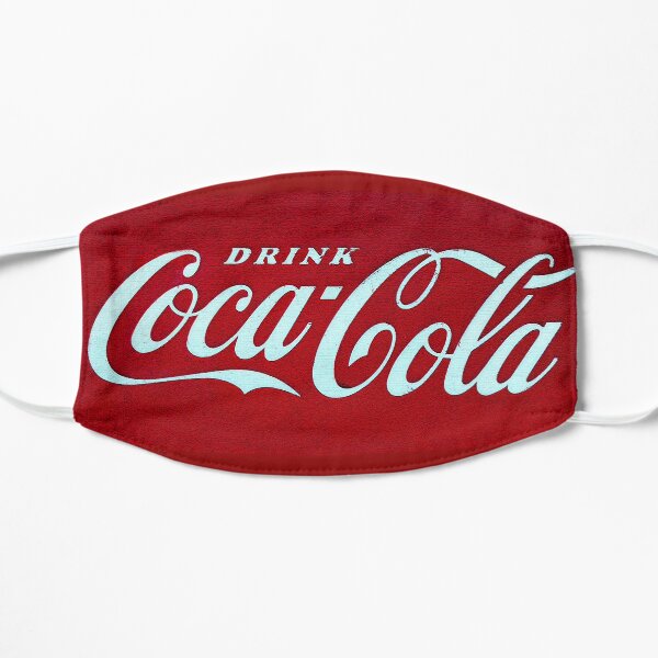Drink Coca Cola vintage sign face mask design A Mask