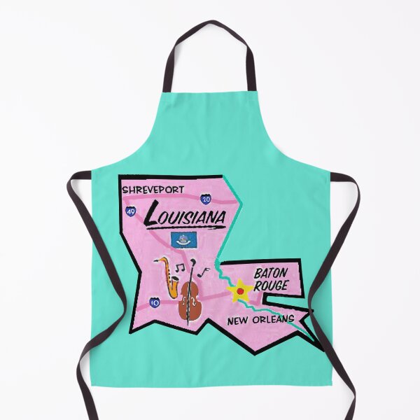 Item preview, Louisiana Tourist Map designed and sold by Havocgirl.