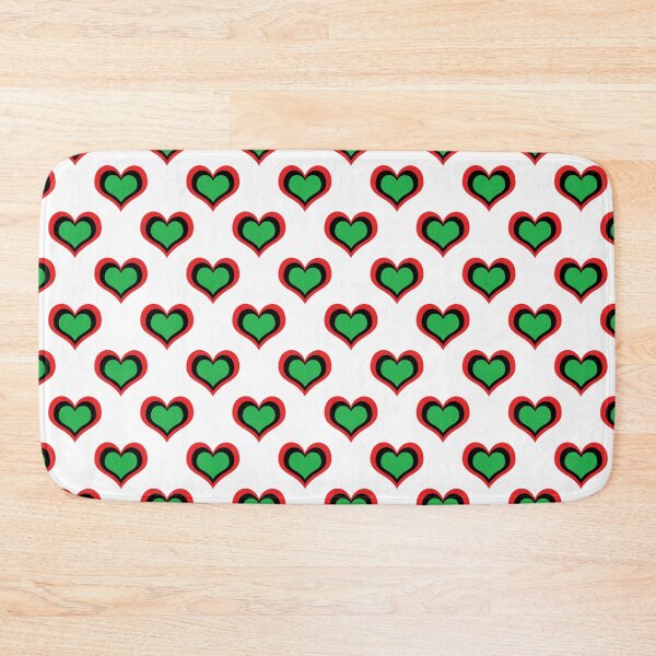 Item preview, Red, Black and Green Heritage Heart Pattern designed and sold by GODS4US.