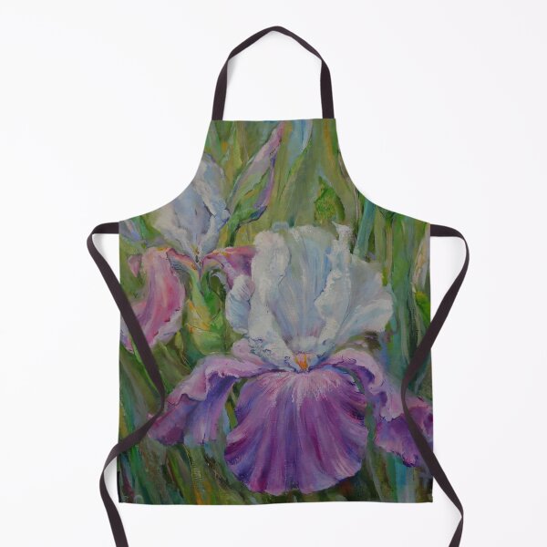 Item preview, Picturesque irises are beautiful on clothes. designed and sold by Elena Reutova.