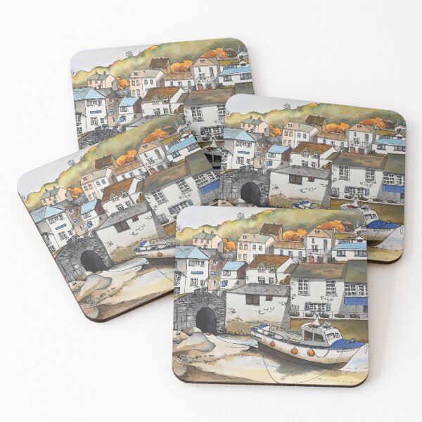 Item preview, Polperro harbour Cornwall designed and sold by robinter99.