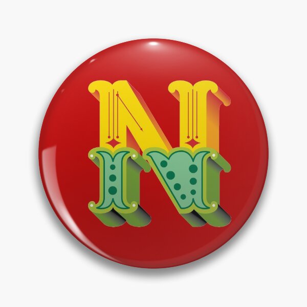 Item preview, Traditional Brazilian Lettering - Letter N designed and sold by portodesign.
