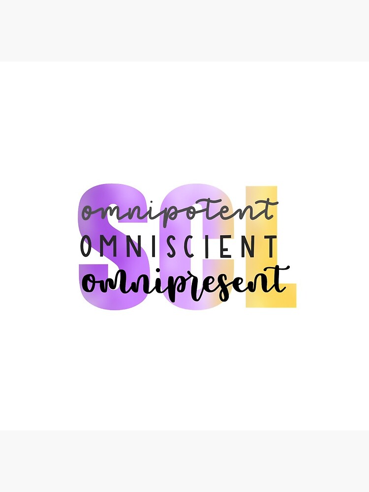 SCL Omnipotent, Omniscient, Omnipresent by TreasurerNSCL