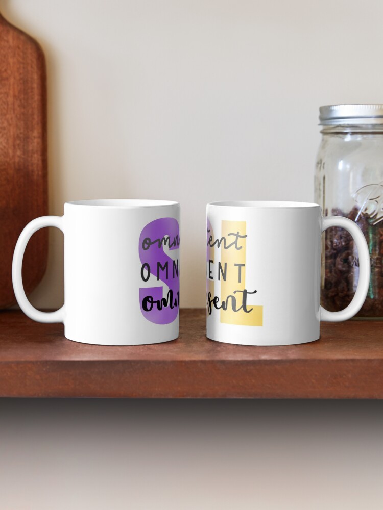 Alternate view of SCL Omnipotent, Omniscient, Omnipresent Coffee Mug