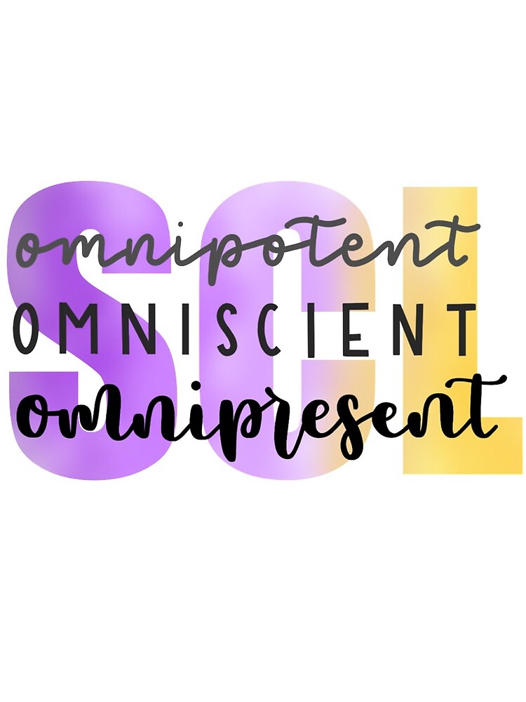 SCL Omnipotent, Omniscient, Omnipresent by TreasurerNSCL