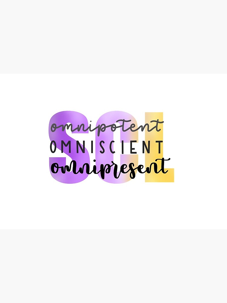 SCL Omnipotent, Omniscient, Omnipresent by TreasurerNSCL