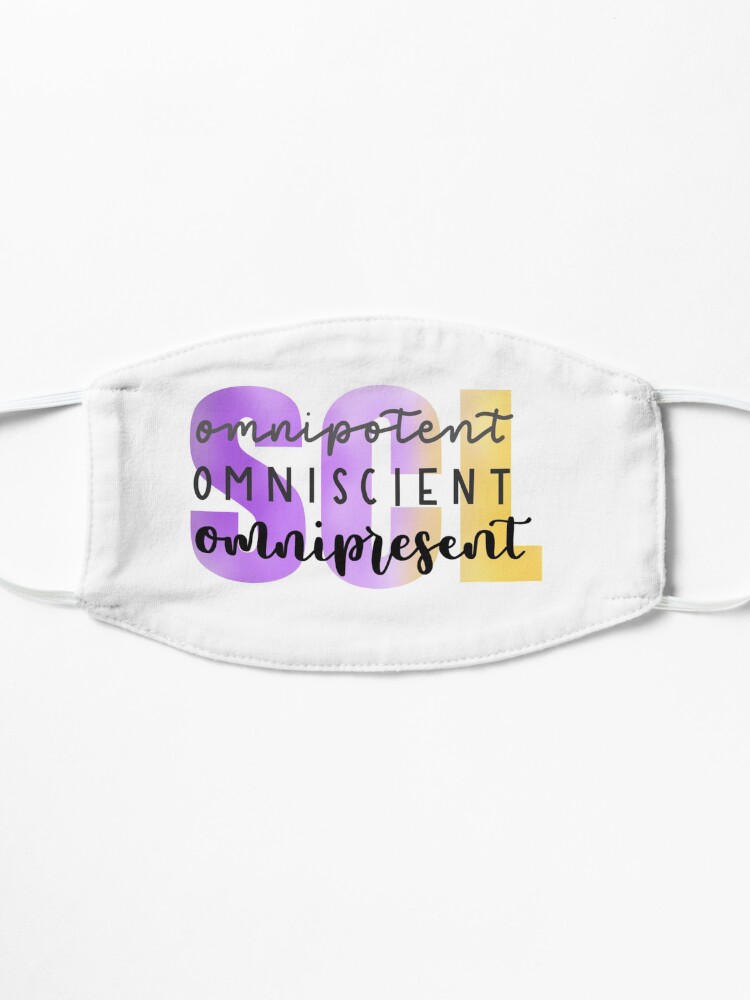 Alternate view of SCL Omnipotent, Omniscient, Omnipresent Mask