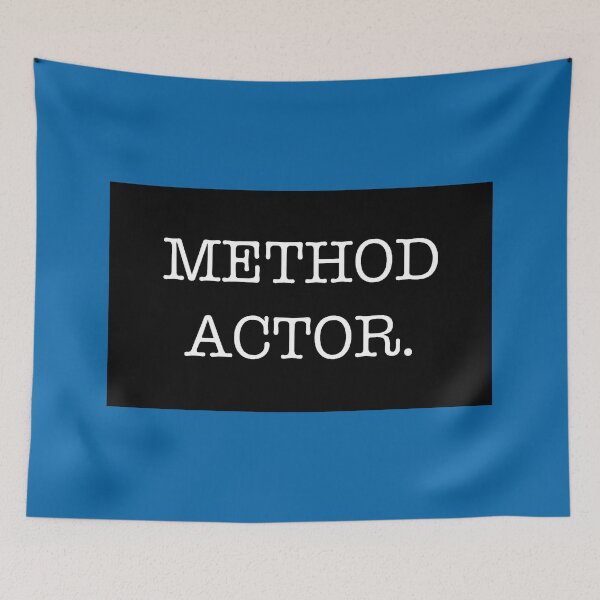 Item preview, METHOD ACTOR (black/blue background) designed and sold by ALB101-Designs.