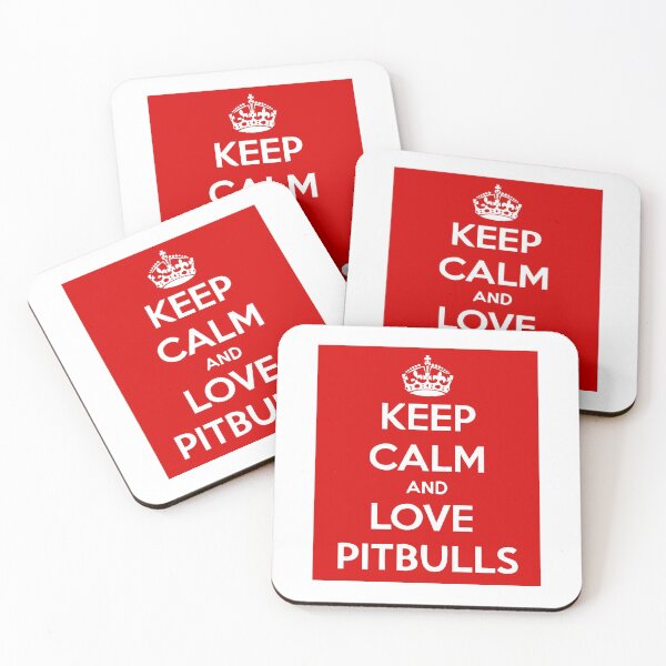 Item preview, Keep Calm And Love Pitbulls T-Shirt designed and sold by liamoccia.