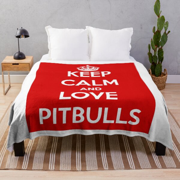 Item preview, Keep Calm And Love Pitbulls T-Shirt designed and sold by liamoccia.