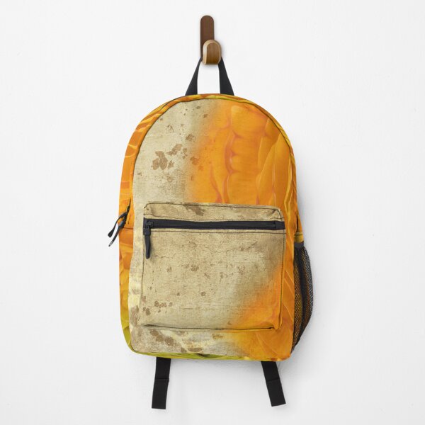 Item preview, Orange flower with golden background designed and sold by gelibolu.