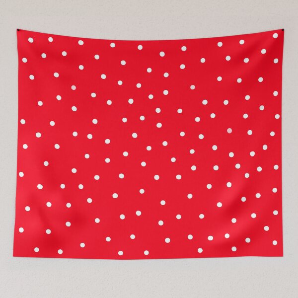 Item preview, Red and White Polka Dots Pattern  designed and sold by OneThreeSix.