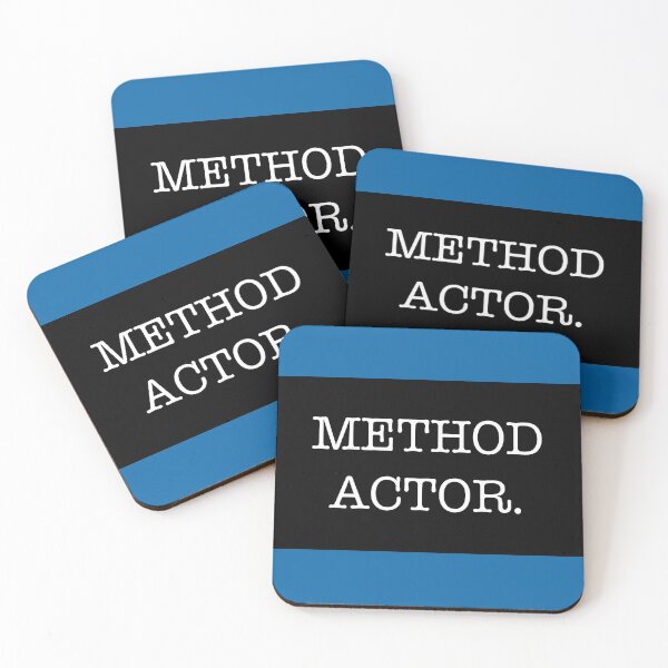 Item preview, METHOD ACTOR (black/blue background) designed and sold by ALB101-Designs.