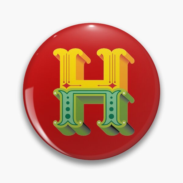 Item preview, Traditional Brazilian Lettering - Letter H designed and sold by portodesign.