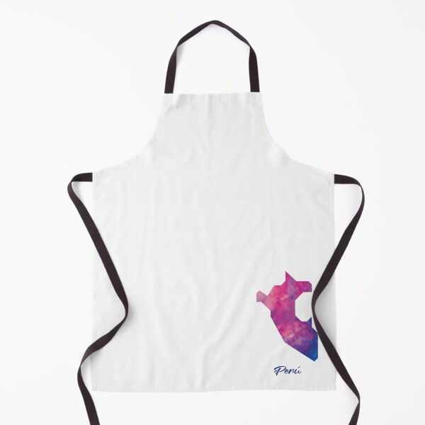 Item preview, Perú Map in Watercolor (Purple, Blue and Pink) designed and sold by Geometricshow.