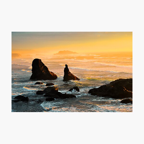 Item preview, Golden Hour on the Oregon Coast designed and sold by Joe Blount.