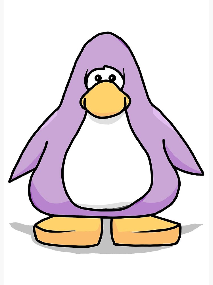 Aesthetic kawaii meme club Penguin sticker y2k