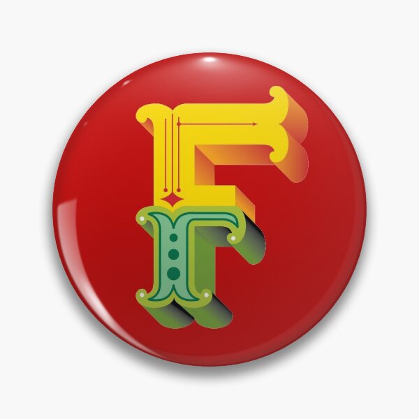 Item preview, CTraditional Brazilian Lettering - Letter F designed and sold by portodesign.