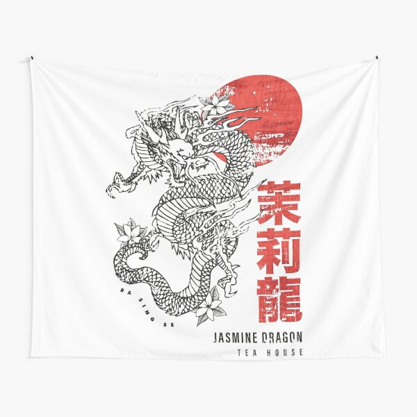Disover Jasmine Dragon Tea House Tapestry