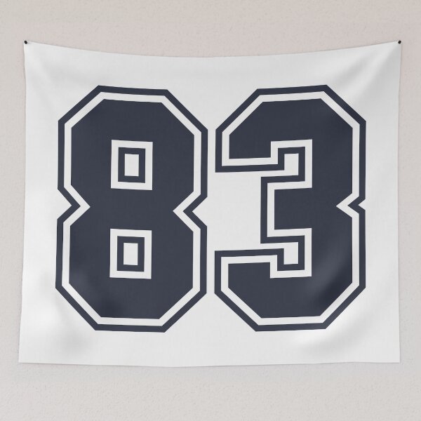 Item preview, 83 Sports Number Eighty-Three designed and sold by HelloFromAja.