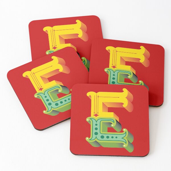 Item preview, Traditional Brazilian Lettering - Letter E designed and sold by portodesign.
