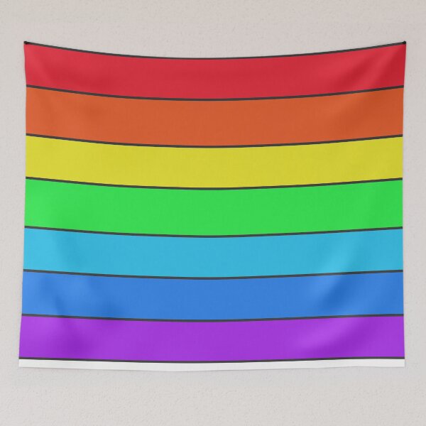 Item preview, colorful stripes - rainbow designed and sold by ZiphGames.