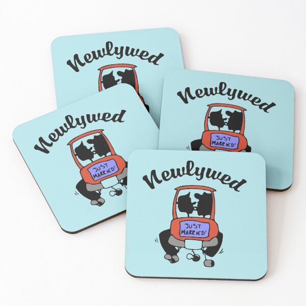 Item preview, Just married Newlywed designed and sold by Yomiry.