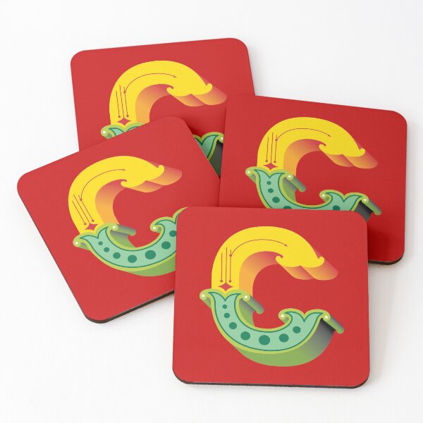 Item preview, Traditional Brazilian Lettering - Letter C designed and sold by portodesign.
