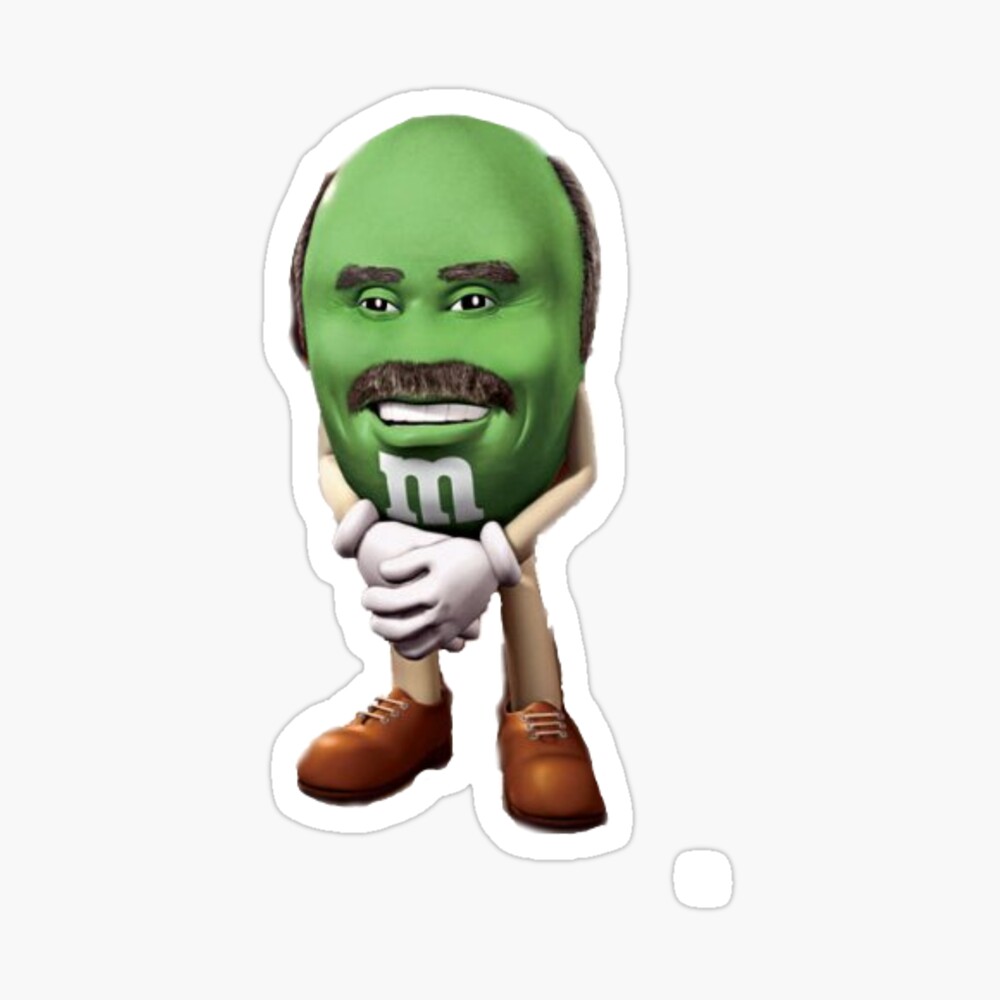 Green m and m meme