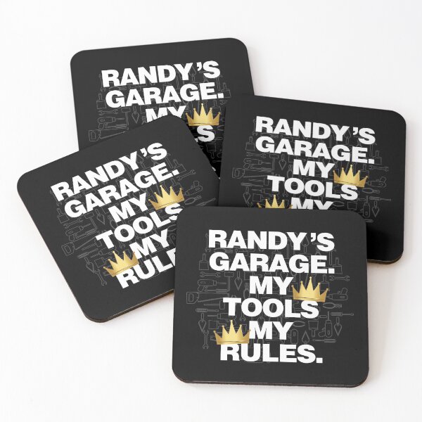 Item preview, Randy Garage My Tools, My Rules designed and sold by HelloFromAja.