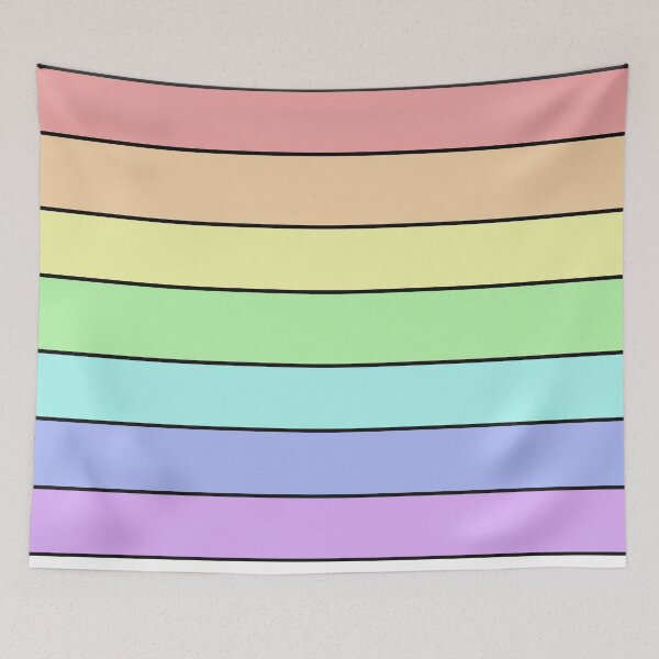 Item preview, colorful stripes - rainbow designed and sold by ZiphGames.