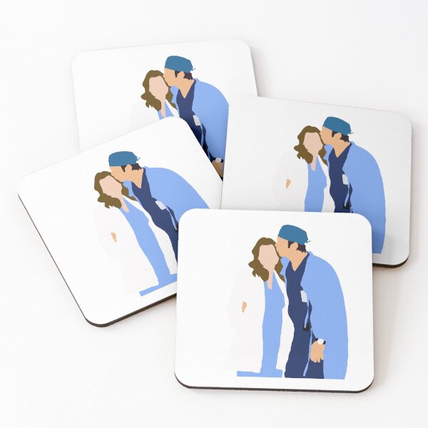 Item preview, McDreamy Kissing Meredith's Head designed and sold by alisejdesigns.