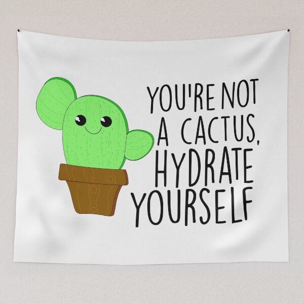 Item preview, Hydrate Yourself Cactus designed and sold by gabyshiny.