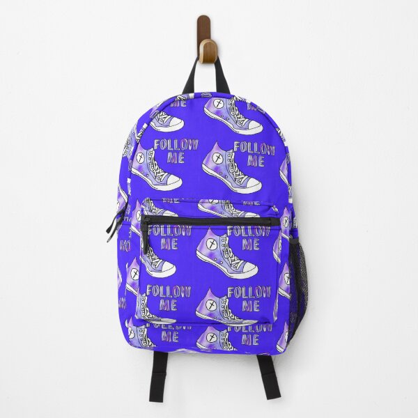 Aperçu de l'œuvre Converse Blue avec Follow Me créée et vendue par NeedlingGod.