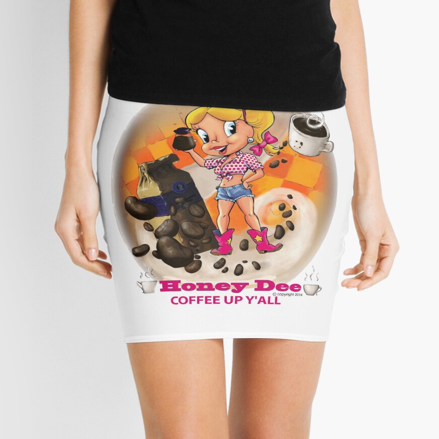 Coffee Up Y'all With Honey Dee Mini Skirt
